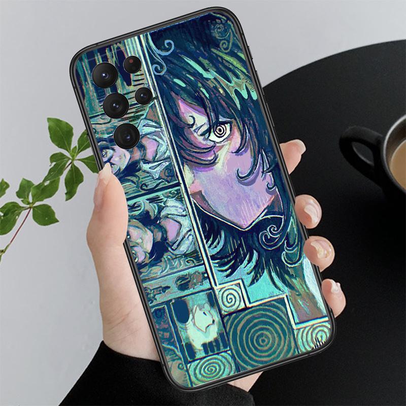 Phone Case For Samsung A17 A55 A16 A56 A35 A15 A53 A54 A33 A34 A25 A05S A52 A52S A07 A26 A06 Japanese angel girl Drawing