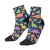 Harajuku Cute Dinosaur Cartoon Socks Novel Funny Happy Compression Socks Unisex Soft Skin-friendly Comfortable Fashion Socks
