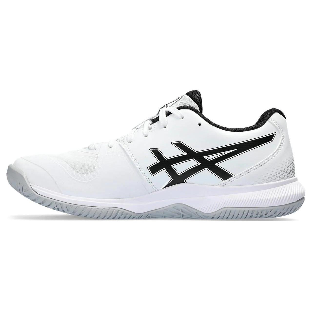 ASICS GEL-Tactic 12 White Black Men s 1071A090-100 EU 39