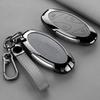 Zinc Alloy Leather Car Key Cover, For Hyundai Kona Ev Grandeur Gn7 Ioniq 6  , Protected Keychain Bag, Car Accessories
