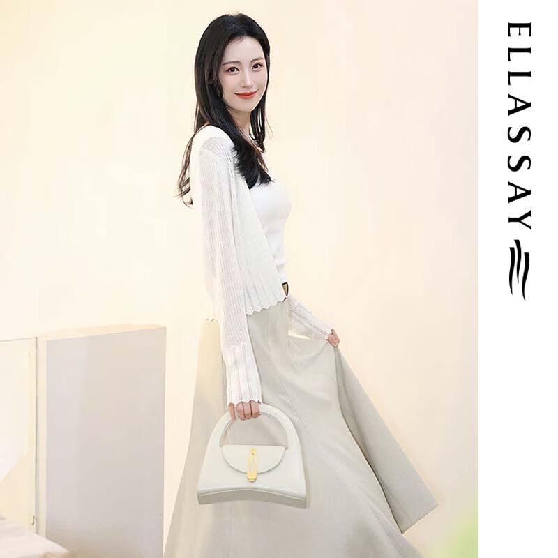 ELLASSAY Elegant Romantic Mid-length Skirt EWB362Q00800
