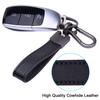 Car Genuine Car Key Lost Smart Key Universal Black [Wisdompro] Keychain, Leather, Chain, Prevention, Type, Stylish, Unisex, (Carabiner Clip)