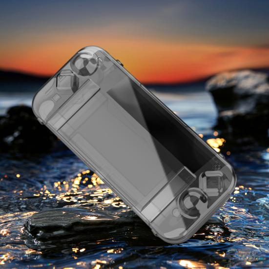 Průhledné ochranné pouzdro Úplný ochranný kryt Anti-Shock Anti-Scratch Snadné plug-in Base Shell Nintendo Switch