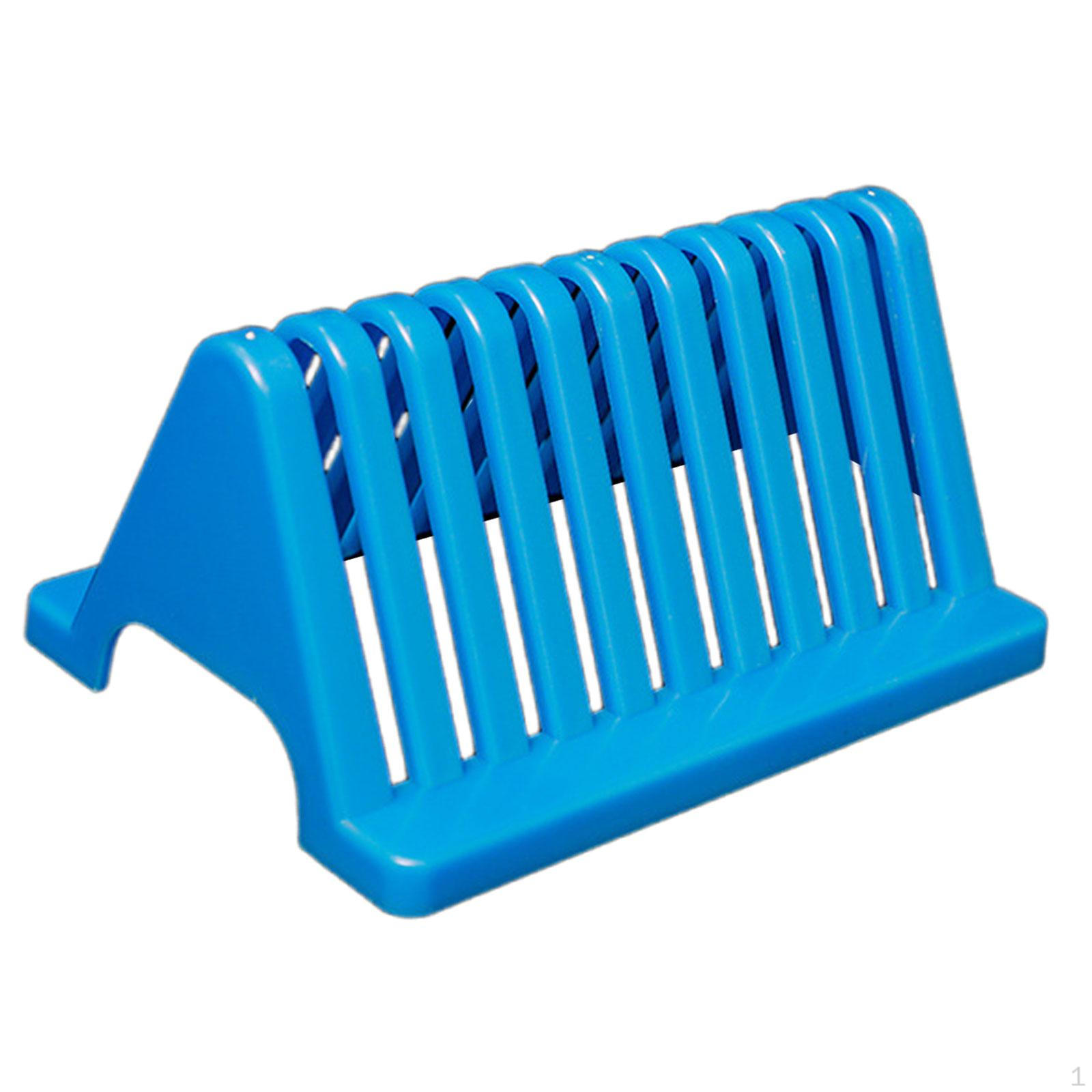 

Держатель для предметных стекол с местом для хранения синий