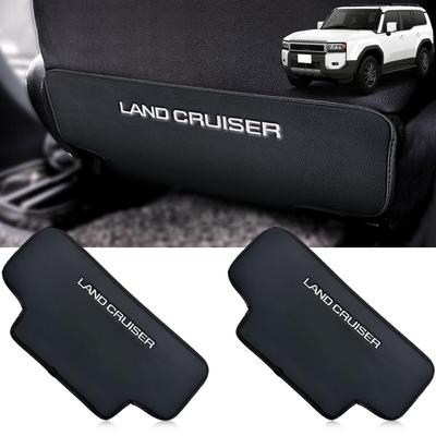 HUDIY Nakładki ochronne na oparcia foteli dla Nowego Land Cruisera 250, Ochrona przed kopnięciami, Ochrona tylnych siedzeń przed zabrudzeniami, Wnętrze na zamówienie, Łatwy montaż, Zestaw 2 sztuki, Seria, Maty, Ochraniacze,