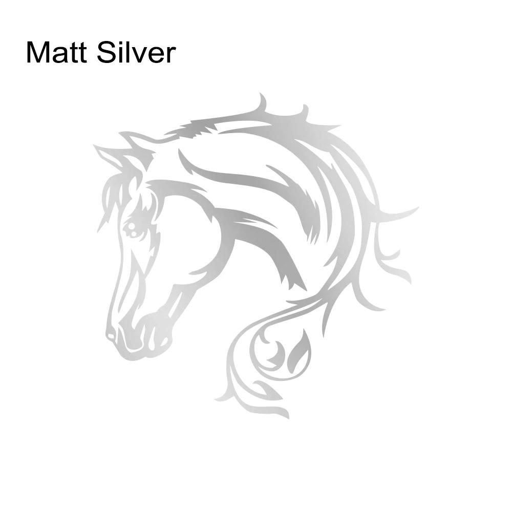 Horse Head Art Sticker Car Stickers Vinyl Decor Decal For Automobile Motorcycle Windows Trucks Bumper Auto Tuning Accessories