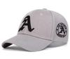 [sproutsy] Baseball Cap, Sports Cap, Cap, A Logo Embroidery (JP, Number Size, 58.0 cm, Gray)