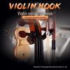 Violin Wall Mount with Solid Wood Base - Sturdy Violin Hanger and Stand