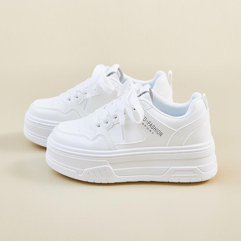 Jesień nowe ins studentki buty casualowe z siateczki na grubej podeszwie podwyższającej street shot RD