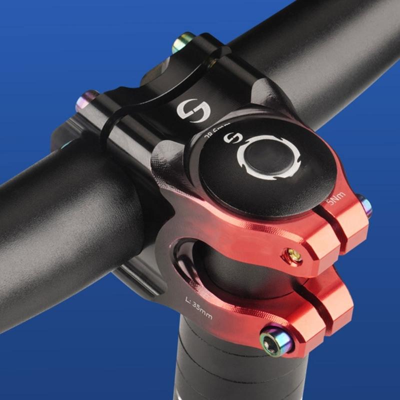 High Strength Short Handlebar Stem Aluminum Alloy Road Bike Stem Light Weight Bike Handlebar Stem for Most Bike