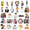 Haikyuu!! Anime Stickers: 52-Piece Waterproof Set for Notebook, Car, Motorcycle, Suitcase