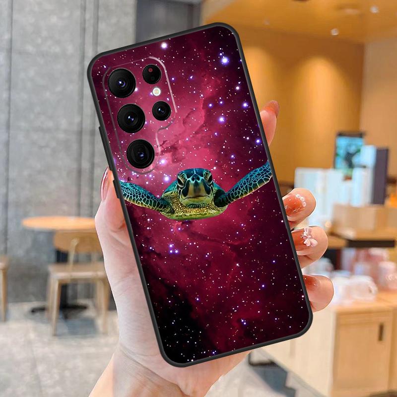 

Милый мультяшный чехол для телефона с черепашками для Samsung Galaxy S25 S24 S22 S21 S20 S23 Ultra S9 S10 Plus S25 FE Задняя крышка Galaxy S25 Plus