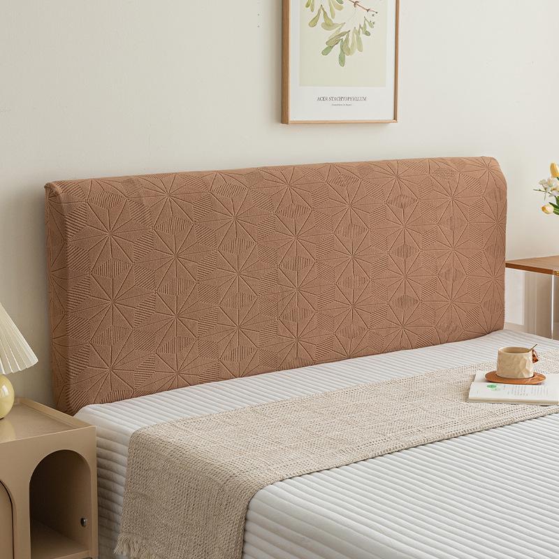 """All-Inclusive Žakárový Sametový Potah Čela Postele - Měkký, Prachotěsný Chránič"""