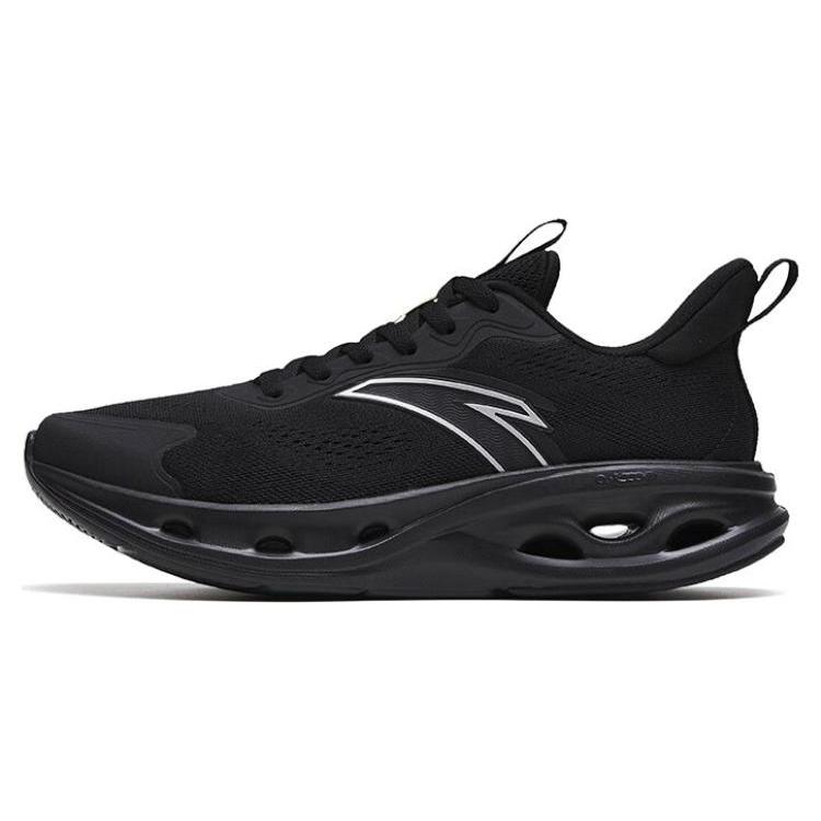 New Anta Energy Ring Cushioning Anti-Slip And Wear-Resistant Breathable Rebound Low-Top Running Shoes Men's Black 112315575-2