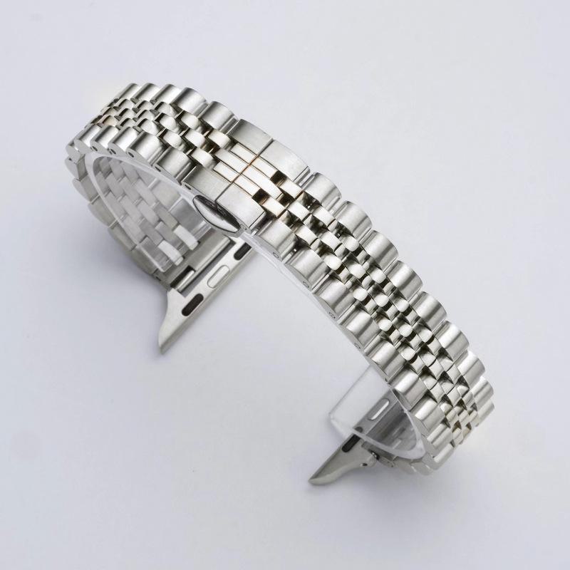 

Ремешок для часов Apple Watch с тонкой талией из нержавеющей стали с бусинами для женщин Applicable to Apple 38-40-41mm