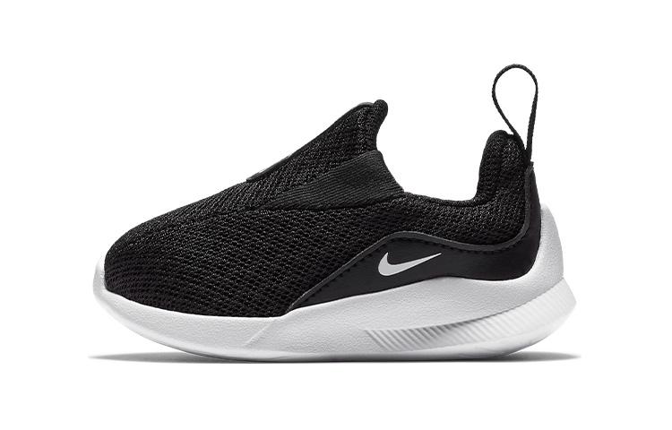 Детские кроссовки Nike Viale, нескользящие, с амортизацией, низкие, для малышей, черные с белым, для младенцев и малышей AH5556-002 26