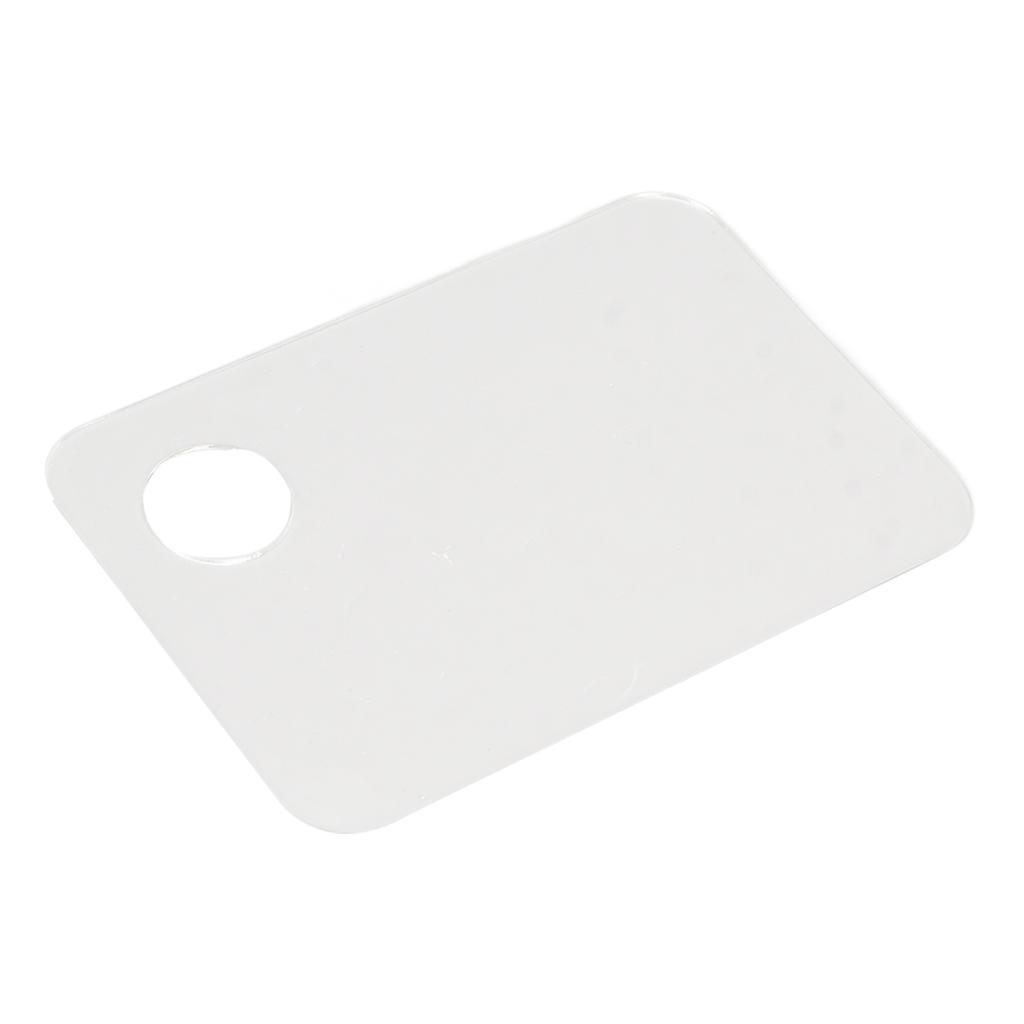 Makeup Foundation Mixing Spatula Set 304 Stainless Steel Acrylic Tray Double Ended Stirrer Cosmetic Palette