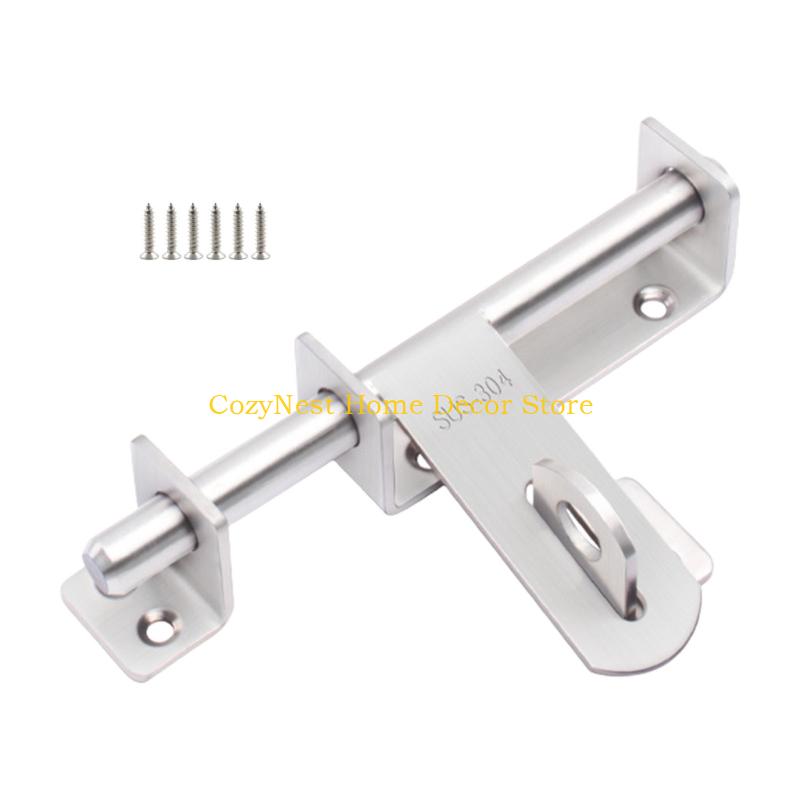 

92MF Sliding Bolts Latches Hasp Heavy Duty Door Lock Gate Safety Door Lock Enduring