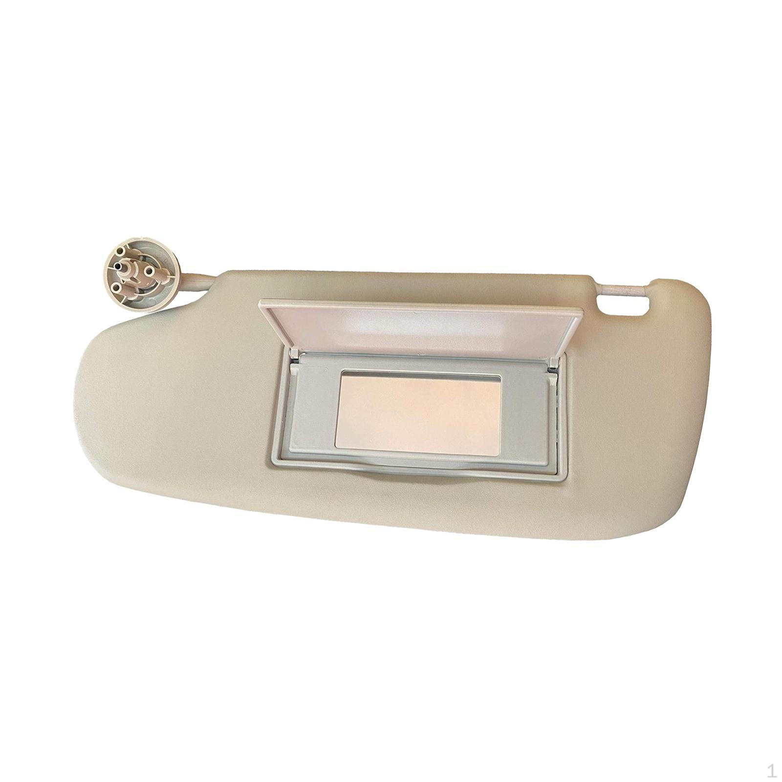 

1902167 Sun Visor with Mirror Replace Parts Automobile Accessory Beige Replacement Right