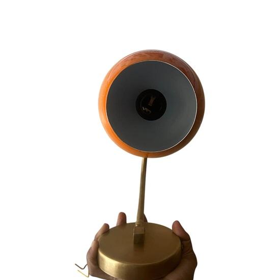 Sada 2 oranžových retro nástěnných svícnů v moderním stylu poloviny století, ručně vyráběné mosazné svítidlo na toaletu, nástěnná světla do koupelny, kuchyně, obývacího pokoje