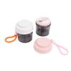 2 Pcs Portable Tablet   4 Compartments Wide Opening Tablet Bottle Dispenser Anti Mix for Outdoor Trip