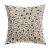 45x45cm Leopard Print American Cut Fleece Sofa Pillow Cover Cotton and Linen Pillow Office Nap Pillow Car Cushion Pillowcase