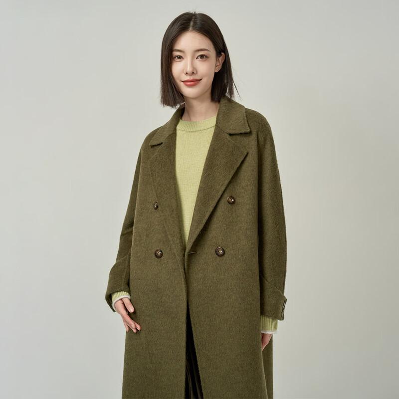 IVENI Women's Classic Wool Blend Coat