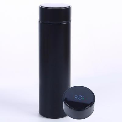Garrafa de Água Inteligente com Display LED de Temperatura 500ML Aço Inoxidável Isolada Garrafa Térmica Garrafa com Infusor de Chá