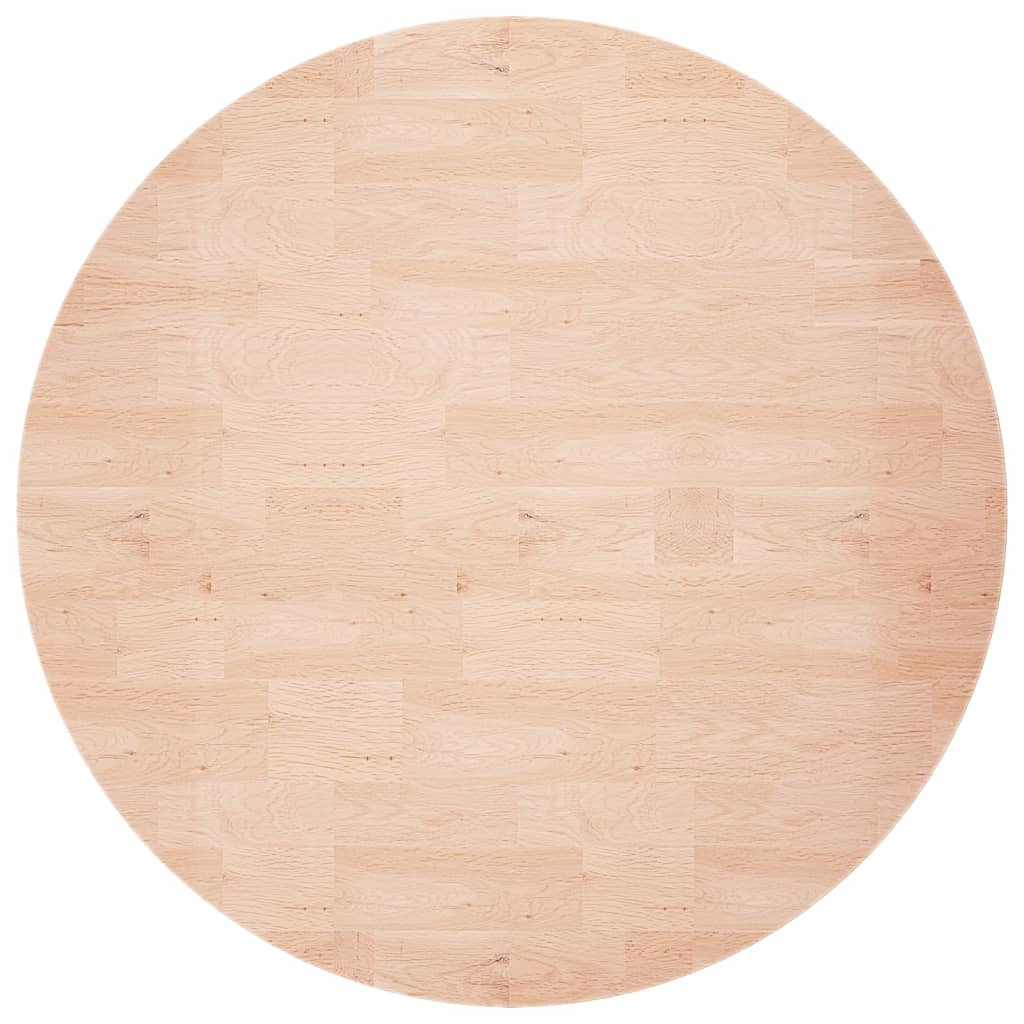 Vidaxl Okrągły Blat Do Stolika, Ø70X1,5 Cm, Surowe Drewno Dębowe