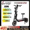 TOURSOR X14 5000W*2 Doppelmotor Elektroroller 72V 40Ah Lithiumbatterie 80 km/h 120 km Reichweite 11 Zoll Sitz EU Schnelle Lieferung