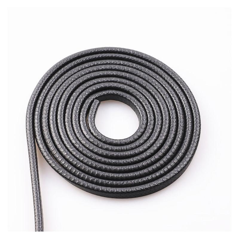 Car Door Protector SUV Rubber Anti-Scratch Seal Protector Car Door Soundproof And Guard Strip Door Bottom Anti-collision Strip 2M чёрный