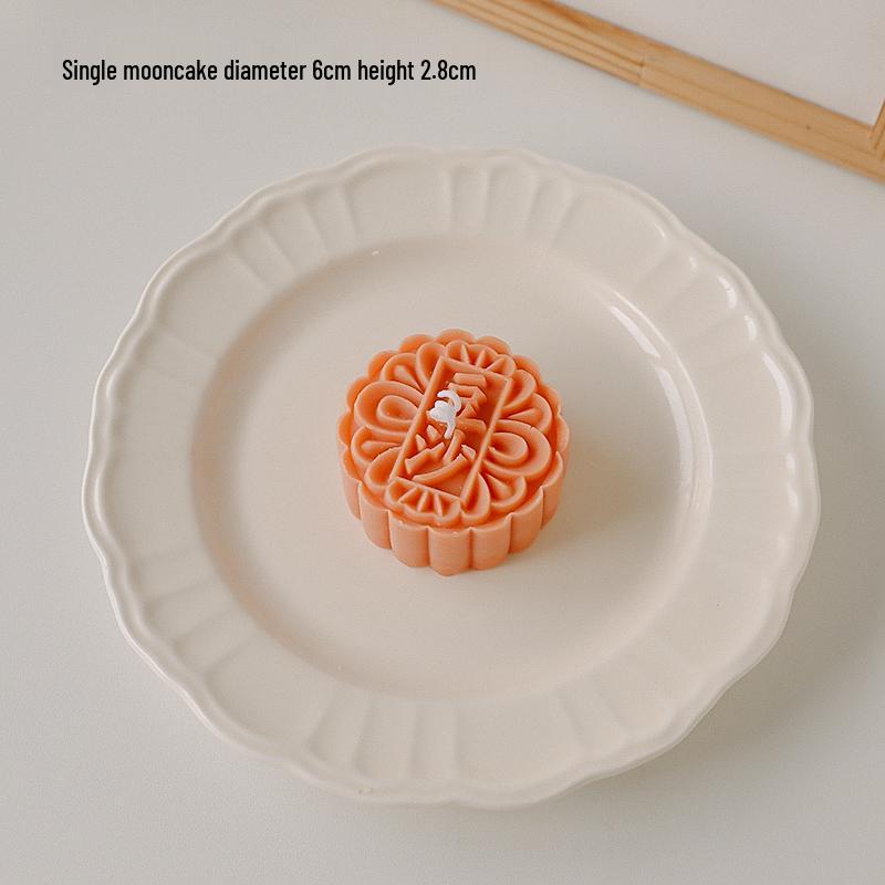 High-End Osmanthus Scented Candle & Mooncake Gift Set: Stylish Mid-Autumn Festival Souvenir