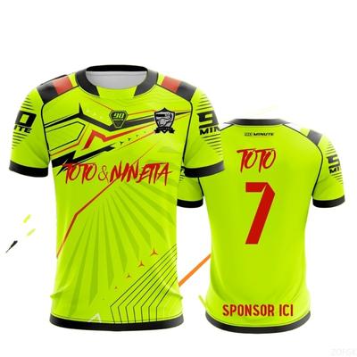 Summer Men's and Women's Dopamine Digital Printed T-shirt with Casual Round Neck Jersey