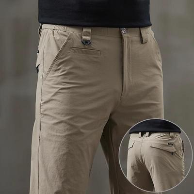 Pantalon Décontracté Stretch à Jambe Droite pour Homme Printemps 2025 - Sensation de Fraîcheur Estivale