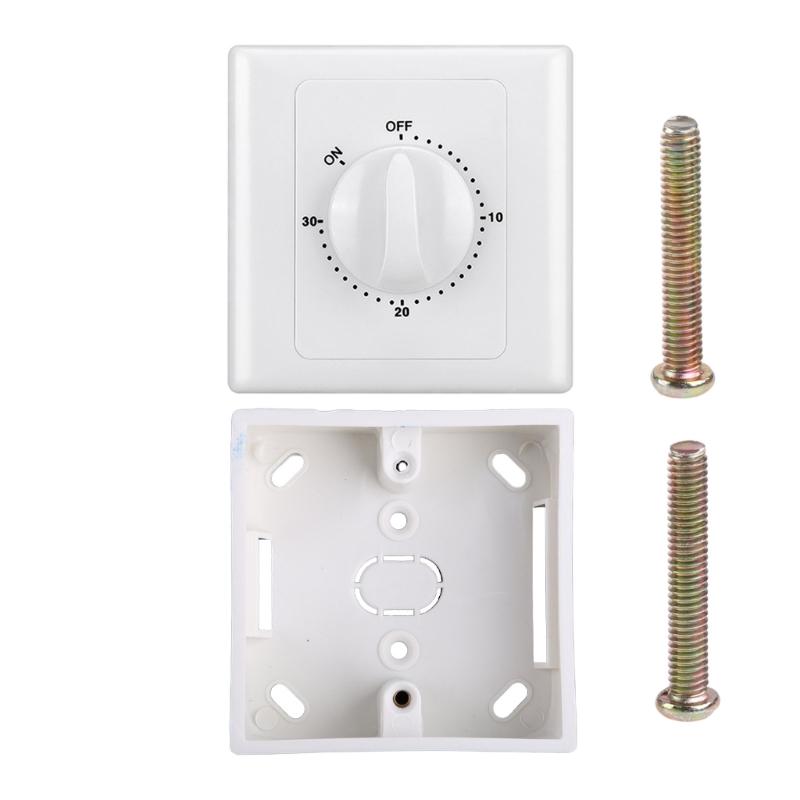 Mechanical Countdown Timer Control Interruptor 30 Minutes/60 Minutes/120 Minutes