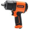1/2-Inch Air Impact Wrench, High Torque Up To 1400 Ft-lbs, Lightweight 4.6 Lb Design Pneumatic Impact Gun with 11-PCS 1/2-Inch Drive CR-V Steel Impact