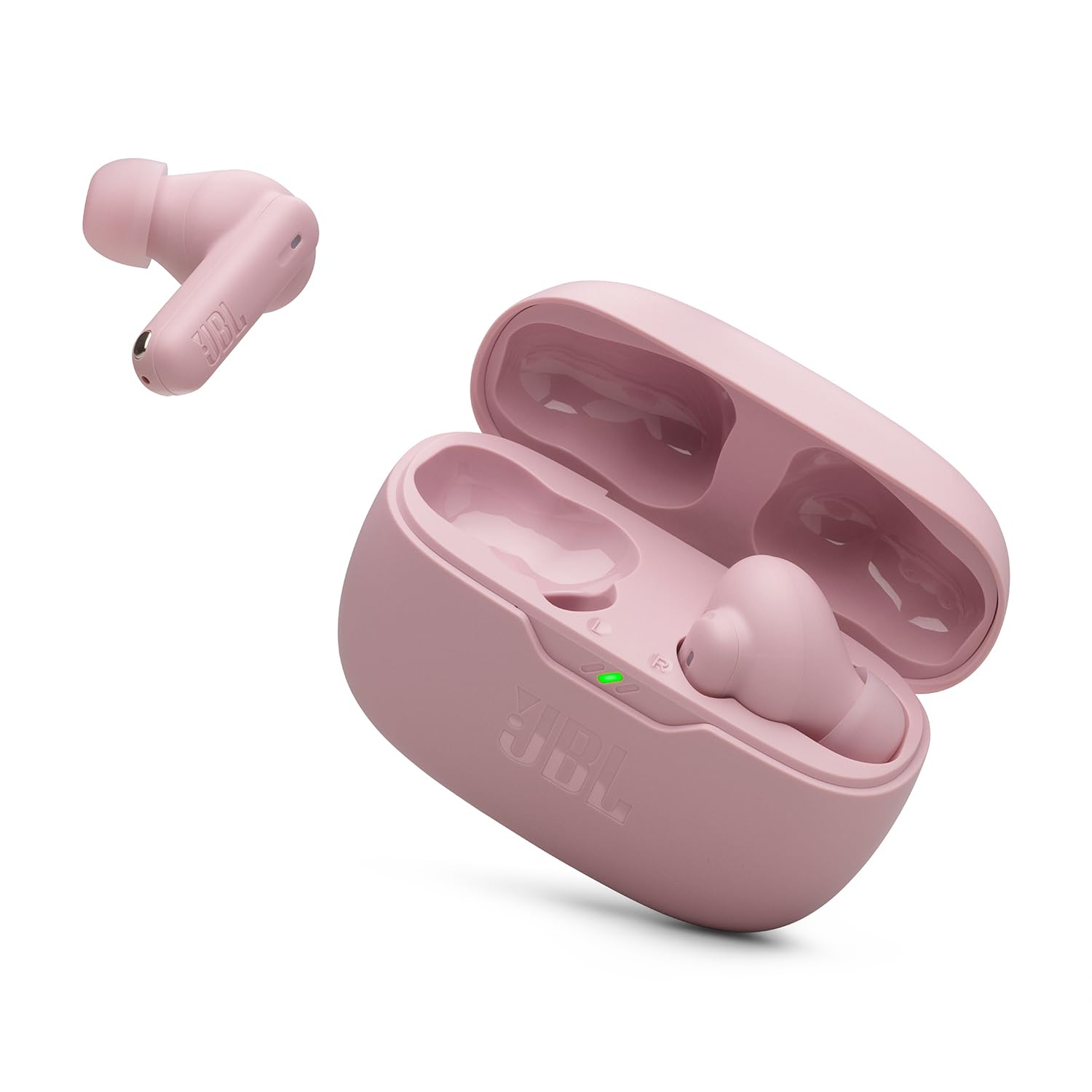 

JBL Wave Beam 2 Wireless Earbuds Active Noise Cancelling IP54 Waterproof Dustproof Multi-Point Up to 40 Hours Playtime Pink