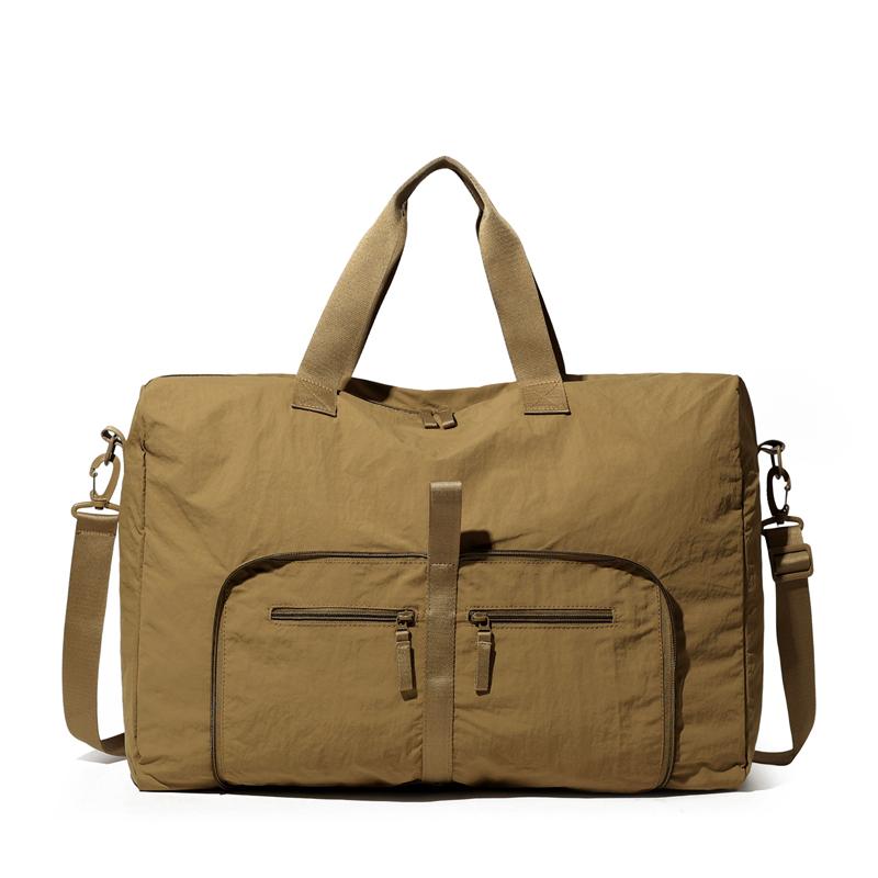 Foldable Gym Yoga Bag Large Storage Outdoor Short Distance Travel Camping Shoulder Crossbody Bags Outing Boarding Trip Handbag