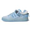 Bad Bunny x adidas Forum Buckle Low Infantil Azulado Tênis Infantil Azul Claro Azul Transparente GY4900