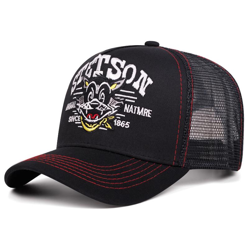 Cartoon New Baseball Hat Stetson Cartoon Cat Truck Hat Street Hip Hop Hat Daily Leisure Sports Sunshade Breathable Mesh Hat