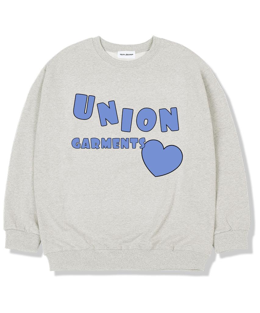 UNION GARMENTS Molhart Fleece-Lined Oversized Sweatshirt Oatmeal