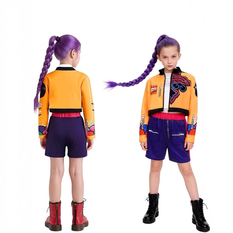 Girl group singing costume K-POP witch hunting girl group cos children's costume Zoe cosplay Halloween Rumi costume