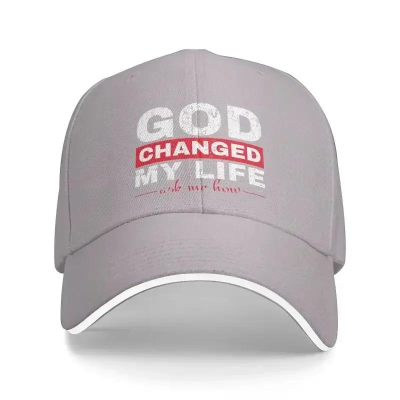 Personalized Jesus God Changed My Life Asked Me How Baseball Cap Outdoor Women Mens Adjustable Dad Hat Autumn
