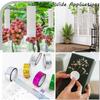 50M Laser Shining Bopp Plastic Scrapbook Decorative Adhesive Tapes Laser Glitter Masking Decor Tape Gainsboro 50mm about 54.68 Yards(50m)/Roll