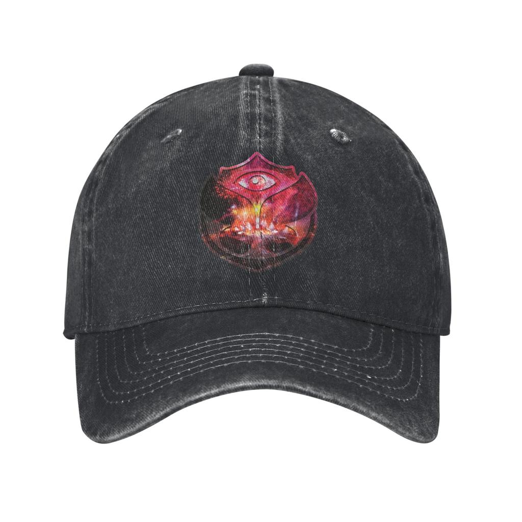 Tomorrowland Belgien 2025 Festivalreise Magisches Futuristisches Festival Logo Lässige Baseballkappe Sommer Trucker-Kappe Snapback-Kappe