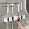 Jingyu tAcplum Wall-Mounted Mop & Broom Holder