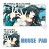 Anime Zzz Mouse Pad 900x400mm Large NonSlip Gaming Desk Mat Laptop Keyboard Tray Office Zenless Zone Zero Black