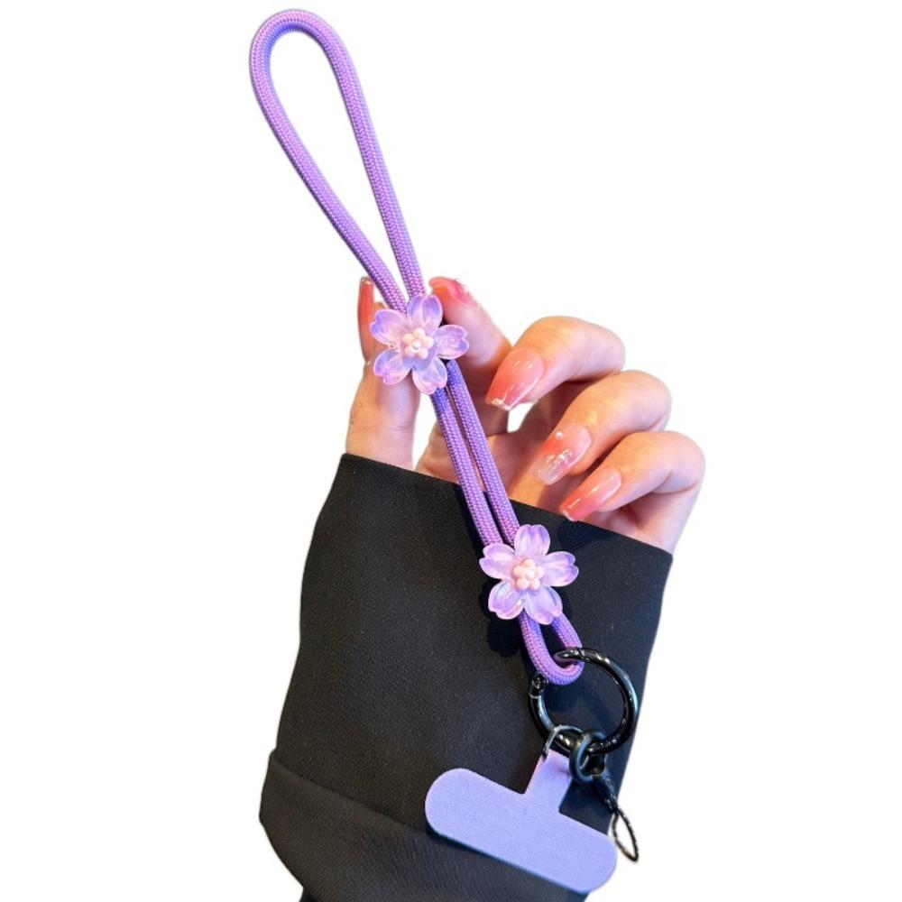 Anti Loss Mobile Phone Strap Cherry Blossom Cell Phone Chain Mobile Phone Lanyard  Women/Lady/Girl