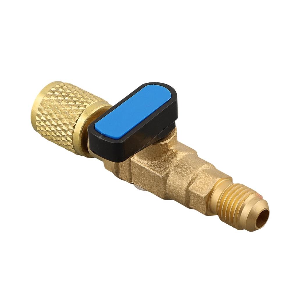 R22 Straight Ball Valves R410a SHUT-OFF 1/4\\\" FIT