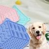 Non-slip Silicone Cat Dog Slow Food Bowl Anti-Choke Pet Lick Mat With Suction Cups